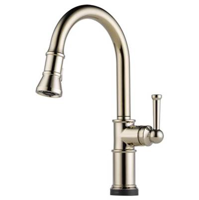 Brizo 64025LF-PN- Single Handle Pull-Down Kitchen Faucet With Smarttouch Te | FaucetExpress.ca