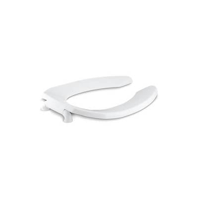 Kohler 4670-C-0- Lustra Elongated toilet seat with check hinge | FaucetExpress.ca