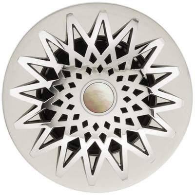 Linkasink D015 - Star Grid Strainer with Mother of Pearl Screw