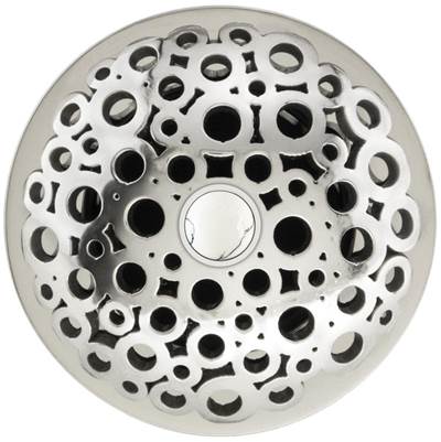 Linkasink D017 - Loop Grid Strainer with White Stone Screw
