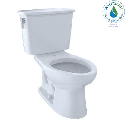 Toto CST744EFN.10#01- Eco Drake Toilet & Tank-10'' Ri Cotton C744Ef.10 + St744E | FaucetExpress.ca