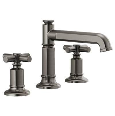 Brizo 65377LF-SLLHP-ECO- Widespread Lavatory With Mid-Rise Column Spout 1.2 | FaucetExpress.ca