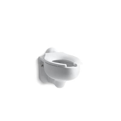 Kohler 4460-C-0- Sifton Water-Guard® Wall-mounted 3.5 gpf Water-Guard(R) flushometer valve elongated blow-out toilet bowl with rear inlet, requires seat | FaucetExpress.ca