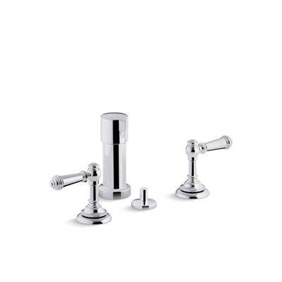 Kohler 72765-4-CP- Artifacts® Widespread bidet faucet with lever handles | FaucetExpress.ca