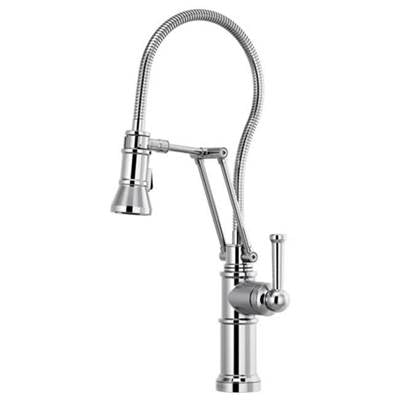 Brizo 63125LF-PC- Articulating Kitchen Faucet 1Lhed Hose