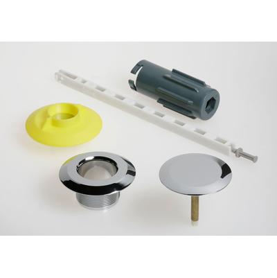 Geberit 241.725.21.1- Ready-to-fit-set d52, for Geberit bathtub drain with push actuation PushControl: bright chrome-plated | FaucetExpress.ca