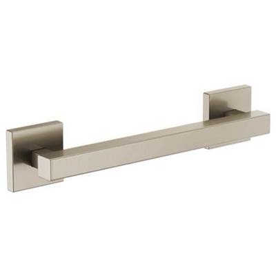 Brizo 69280-BN- Contemporary Square Decorative Ada Grab Bar - 12''