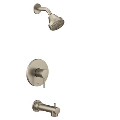 Moen UT2193EPBN- Align M-Core 2-Series Eco Performance 1-Handle Tub And Shower Trim Kit In Brushed Nickel (Valve Sold Separately)