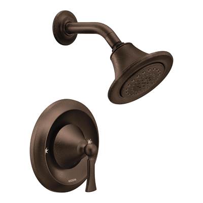 Moen T4502ORB- Wynford Single-Handle 1-Spray Posi-Temp Shower Faucet in Oil Rubbed Bronze (Valve Not Included)