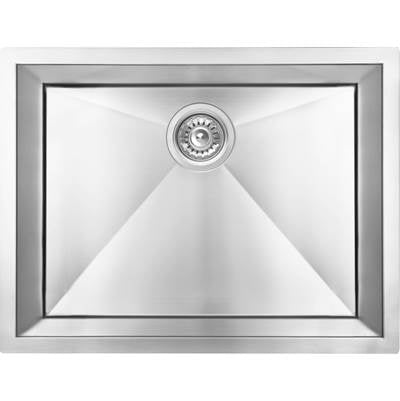 Zomodo CRC584-K2- Deluxe Kit -  Cube Lrg Single Sink And Accessory Deluxe Kit - Undermount, 18ga, R0/6 (inc: bottom grids And cutting board/colander combo) - FaucetExpress.ca