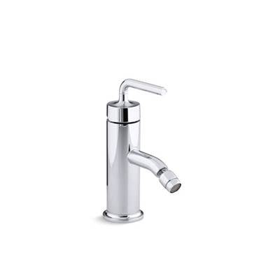Kohler 14434-4A-CP- Purist® Horizontal swivel spray aerator bidet faucet with straight lever handle | FaucetExpress.ca