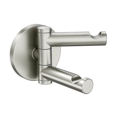 Moen YB0402BN- Align Brushed Nickel Double Robe Hook