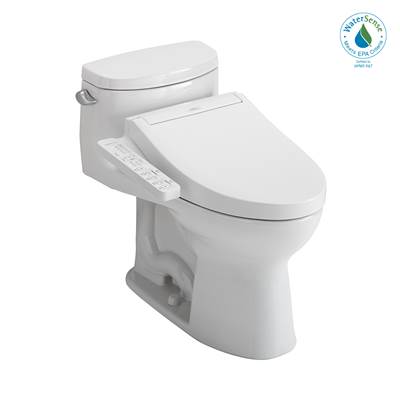 Toto MW6343074CEFG#01- Toto Washlet+ Supreme Ii One-Piece Elongated 1.28 Gpf Toilet And Washlet+ C2 Bidet Seat Cotton White