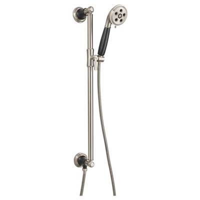 Brizo 88761-NKBL- Slide Bar With Handshower | FaucetExpress.ca