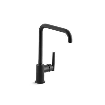 Kohler 7507-BL- Purist® single-hole kitchen sink faucet with 8'' spout | FaucetExpress.ca