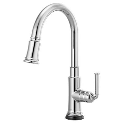 Brizo 64074LF-PC- Single Handle Pull-Down Kitchen Faucet With Smarttouch | FaucetExpress.ca