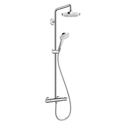 Hansgrohe 27257821- Croma Select E 180 Multi-Jet Showerpipe - FaucetExpress.ca