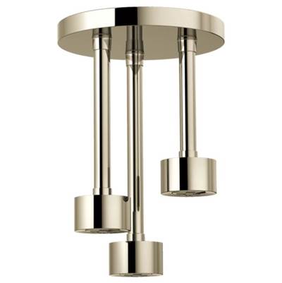 Brizo 81335-PN- Ceiling Mount Pendant Raincan Showerhead | FaucetExpress.ca