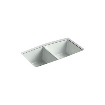 Kohler 5846-5U-FF- Brookfield 33'' x 22'' x 9-5/8'' under-mount double-equal kitchen sink | FaucetExpress.ca