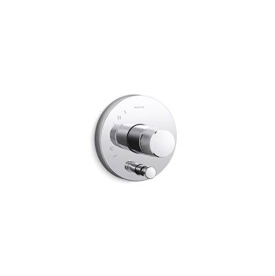 Kohler T78016-8-CP- Components Rite-Temp® shower valve trim with diverter and Oyl handle, valve not included | FaucetExpress.ca