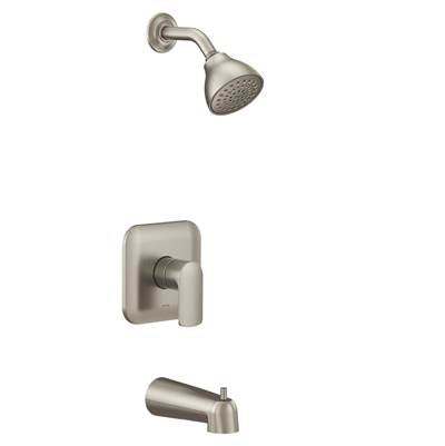 Moen UT2813EPBN- Rizon M-Core 2-Series Eco Performance 1-Handle Tub And Shower Trim Kit In Brushed Nickel (Valve Sold Separately)