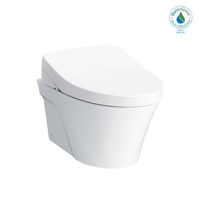 Toto CWT4263046CMFG#MS- TOTO AP Wall-Hung Elongated Toilet with S500e WASHLET+ and DuoFit In-Wall 0.9 and 1.28 GPF Tank System, Copper Supply, Matte Silver | FaucetExpress.ca