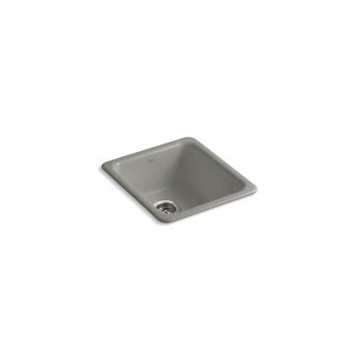 Kohler 6584-K4- Iron/Tones® 17'' x 18-3/4'' x 8-1/4'' Top-mount/undermount single-bowl kitchen sink | FaucetExpress.ca