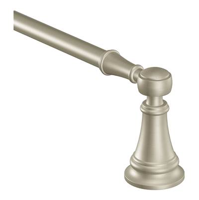 Moen YB8418BN- Weymouth Brushed Nickel 18'' Towel Bar