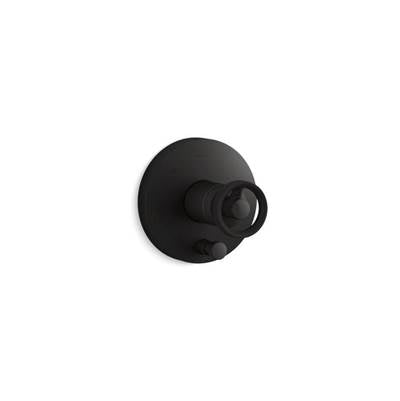 Kohler T78016-9-BL- Components Rite-Temp® shower valve trim with diverter and Industrial handle, valve not included | FaucetExpress.ca