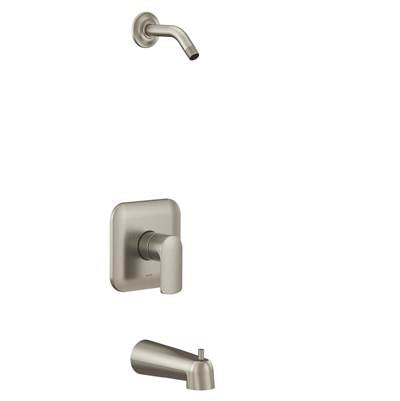 Moen UT2813NHBN- Rizon M-Core 2-Series 1-Handle Tub And Shower Trim Kit In Brushed Nickel (Valve Sold Separately)