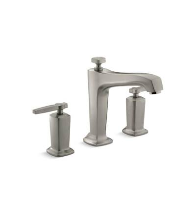 Kohler T16237-4-BN- Margaux® Deck-mount bath faucet trim for high-flow valve with non-diverter spout and lever handles, valve not included | FaucetExpress.ca