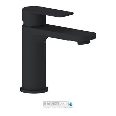 Tenzo DE11-W-BG - Delano Single Hole Lavatory Faucet Brushed Gold With (W/O Overflow) Drain