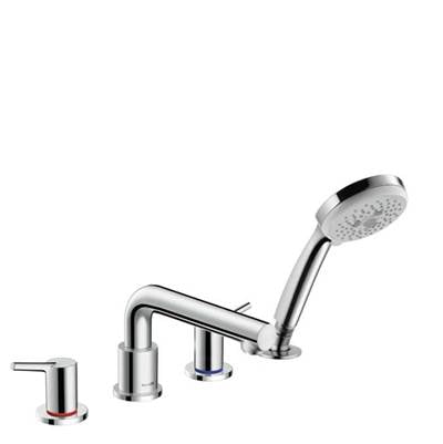 Hansgrohe 72414001- Talis S 4-Hole Roman Tub Set Trim With 1.8 Gpm Handshower - FaucetExpress.ca