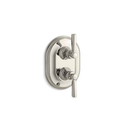 Kohler T10594-4-SN- Bancroft® Stacked valve trim with metal lever handles, requires valve | FaucetExpress.ca