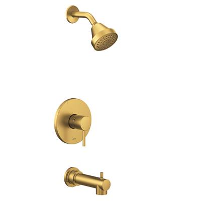 Moen UT2193EPBG- Align M-Core 2-Series Eco Performance 1-Handle Tub And Shower Trim Kit In Brushed Gold (Valve Sold Separately)