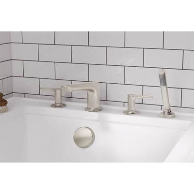 American Standard T105901.295- Studio S Bathtub Faucet With Lever Handles And Personal Shower For Flash Rough-In Valve