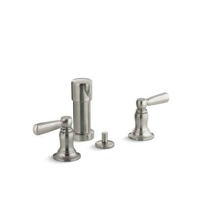 Kohler 10586-4-BN- Bancroft® Vertical spray bidet faucet with lever handles | FaucetExpress.ca