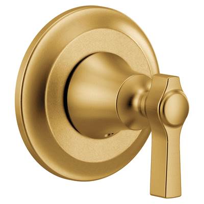 Moen UTS4911BG- Flara 1-Handle M-CORE Transfer Valve Trim Kit in Brushed Gold (Valve Not Included)