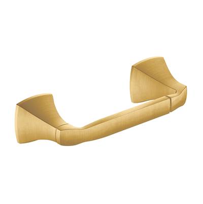 Moen YB5108BG- Voss Brushed Gold Pivoting Paper Holder - FaucetExpress.ca