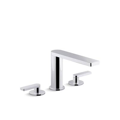 Kohler 73081-4-CP- Composed® deck-mount bath faucet with lever handles | FaucetExpress.ca