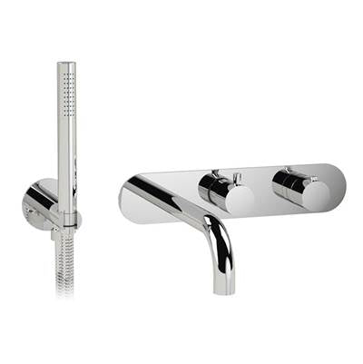 Ca'bano CA36341RT99- Thermostatic wall mount tub faucet with spray