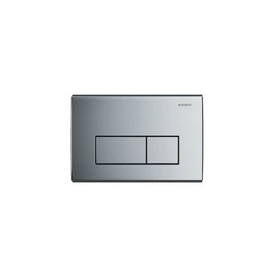 Geberit 115.260.21.1- Geberit actuator plate Kappa50 for dual flush: bright chrome-plated | FaucetExpress.ca