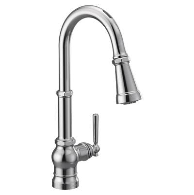 Moen S72003EVC- Paterson U by Moen Smart Pulldown Kitchen Faucet with Voice Control and MotionSense