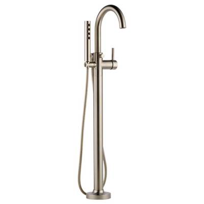 Brizo T70175-BN- Odin Floor Mount Tub Filler | FaucetExpress.ca