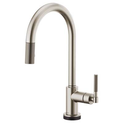 Brizo 64043LF-SS- Arc Spout Pull-Down With Smarttouch, Knurled Handle | FaucetExpress.ca