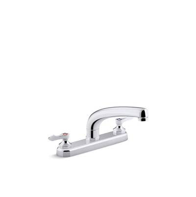 Kohler 810T20-4AHA-CP- Triton® Bowe® 1.5 gpm kitchen sink faucet with 8-3/16'' swing spout, aerated flow and lever handles | FaucetExpress.ca