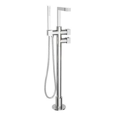 Ca'bano CA6831199- Thermostatic floor mount tub filler with hand spray