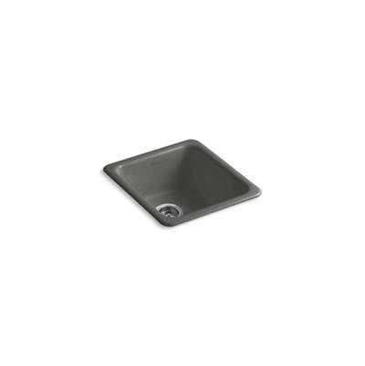 Kohler 6584-58- Iron/Tones® 17'' x 18-3/4'' x 8-1/4'' Top-mount/undermount single-bowl kitchen sink | FaucetExpress.ca