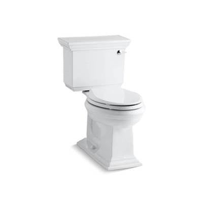 Kohler 3817-RA-0- Memoirs® Stately Comfort Height® Two-piece elongated 1.28 gpf chair height toilet with right-hand trip lever | FaucetExpress.ca
