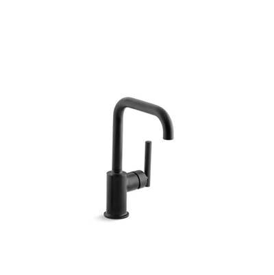 Kohler 7509-BL- Purist® single-hole kitchen sink faucet with 6'' spout | FaucetExpress.ca